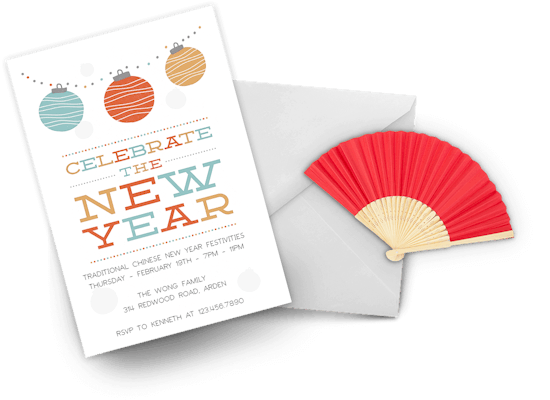 Lunar New Year invitations